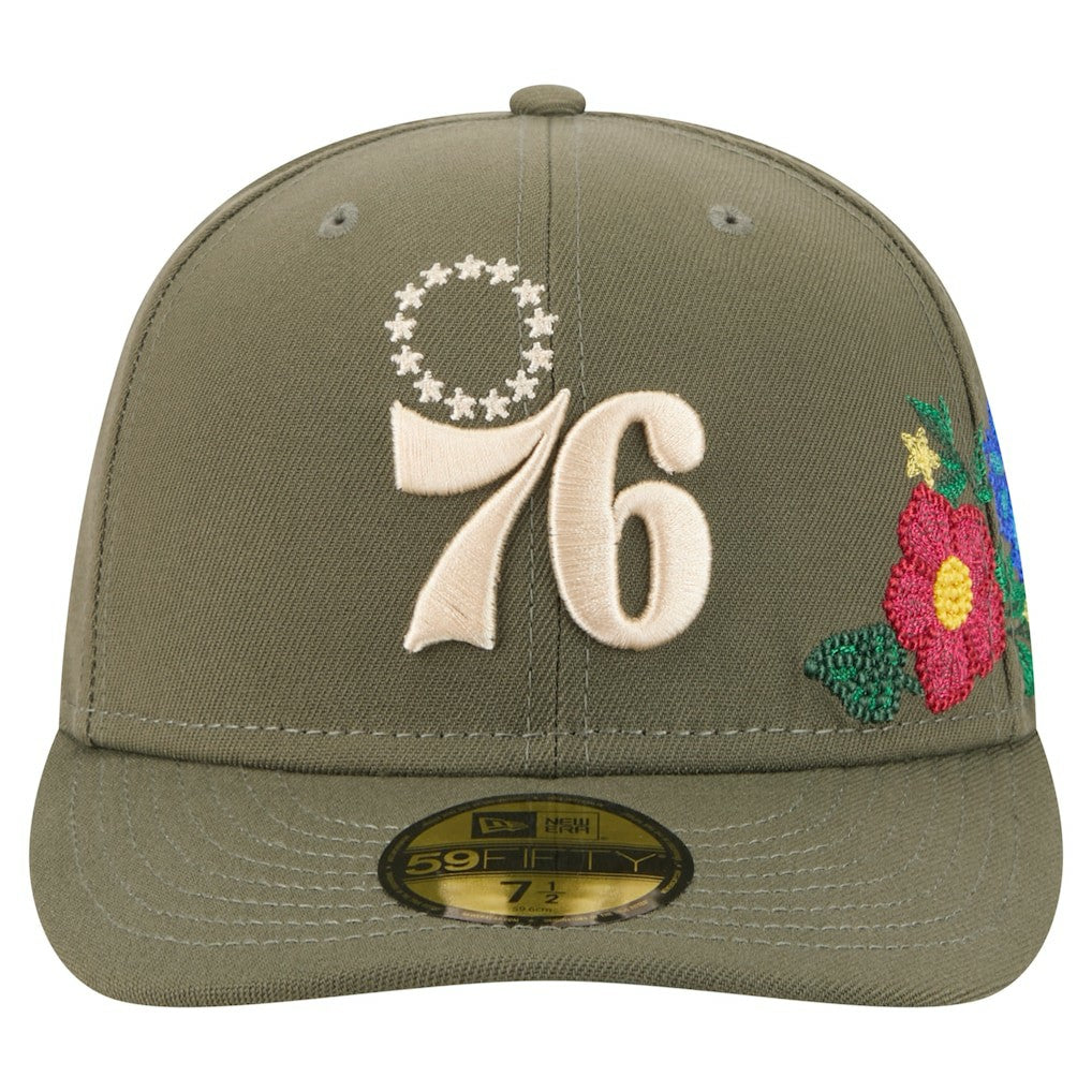 New Era Philadelphia 76ers Tonal Florals 59FIFTY Fitted Hat