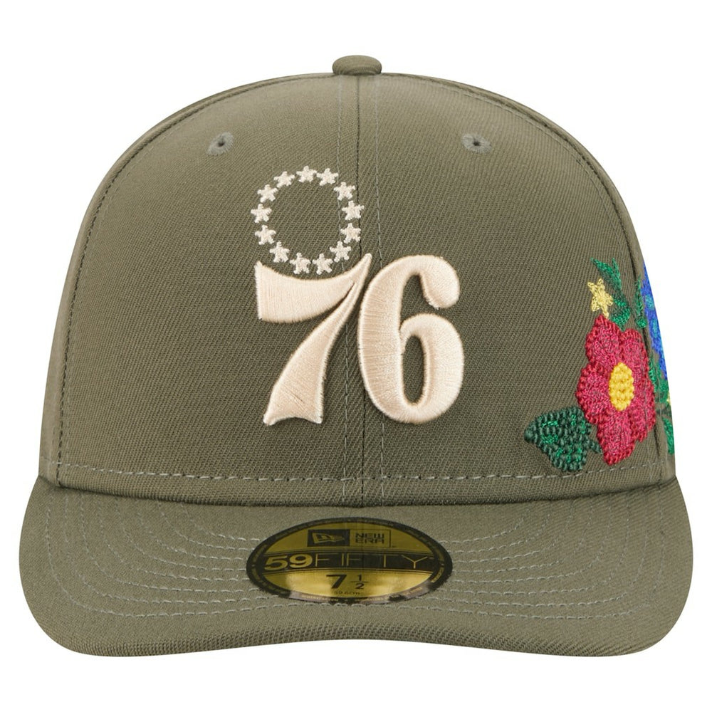 New Era Philadelphia 76ers Tonal Florals 59FIFTY Fitted Hat
