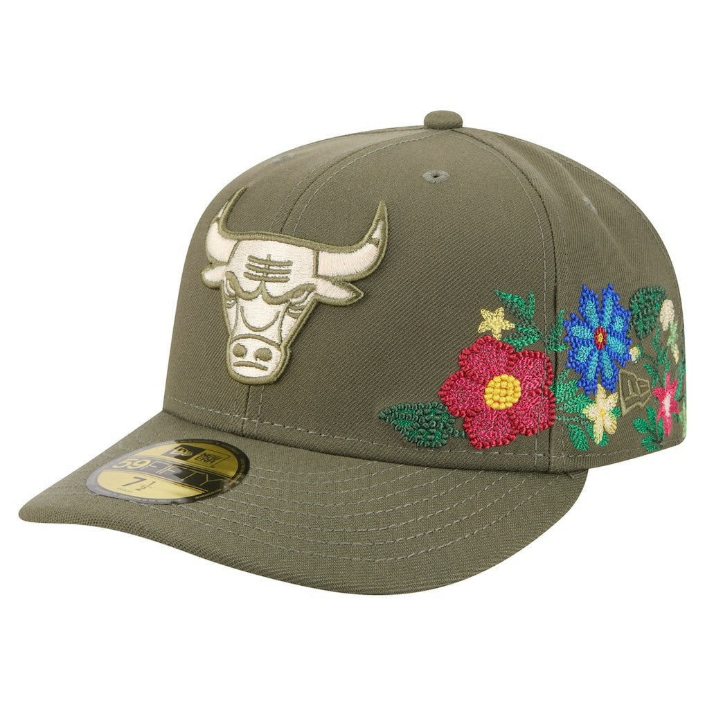 New Era Chicago Bulls Tonal Florals 59FIFTY Fitted Hat