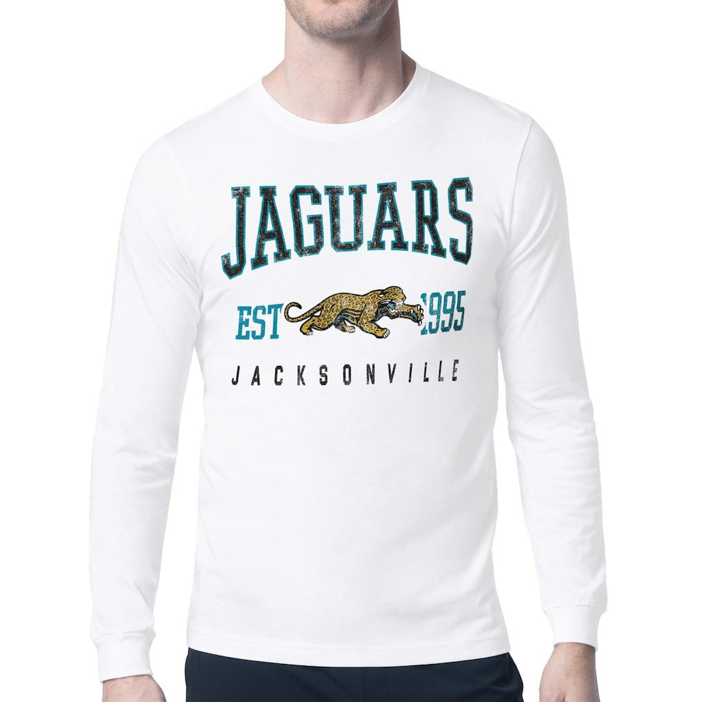 Starter Retro Team Logo Long Sleeve T-Shirt - Jacksonville Jaguars T-shirts