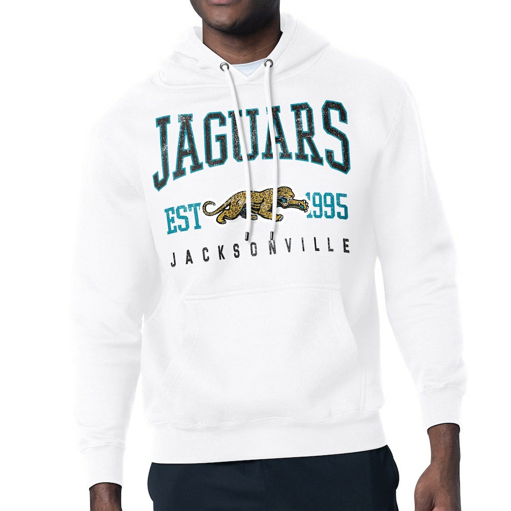Starter Retro Team Logo Pullover Hoodie - Jacksonville Jaguars Hoodies