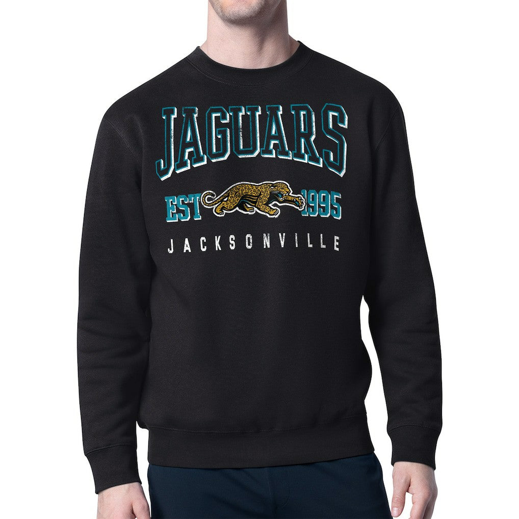 Starter Retro Team Logo Pullover Sweatshirt - Jacksonville Jaguars Pullover