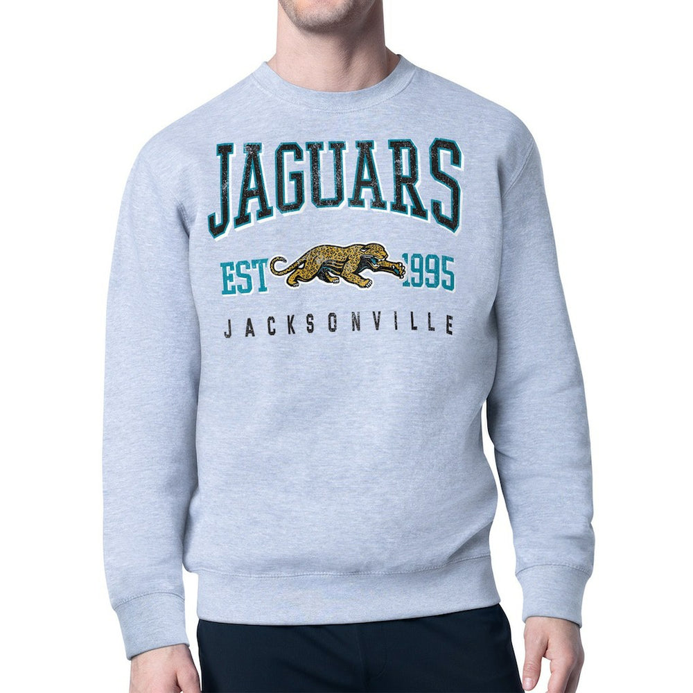 Starter Retro Team Logo Pullover Sweatshirt - Jacksonville Jaguars Pullover