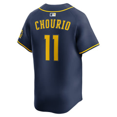 Navy Jackson Chourio Milwaukee Brewers Nike Alternate 2 Limited Jersey