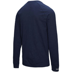 Navy Milwaukee Brewers Mitchell & Ness Arched Logo Slub Long Sleeve T-Shirt