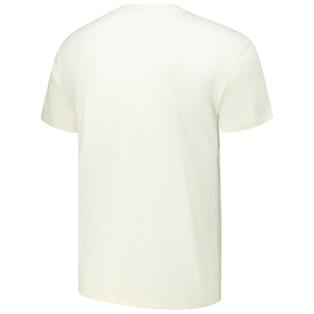 Cream Cincinnati Reds Mitchell & Ness Arched Logo Slub T-Shirt
