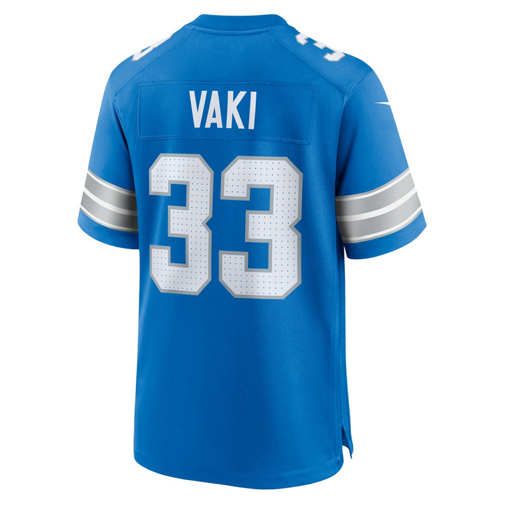 Sione Vaki  Team Game Jersey - Detroit Lions Jerseys