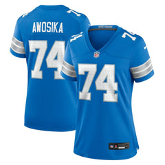 Kayode Awosika  Women's Team Game Jersey - Detroit Lions Jerseys