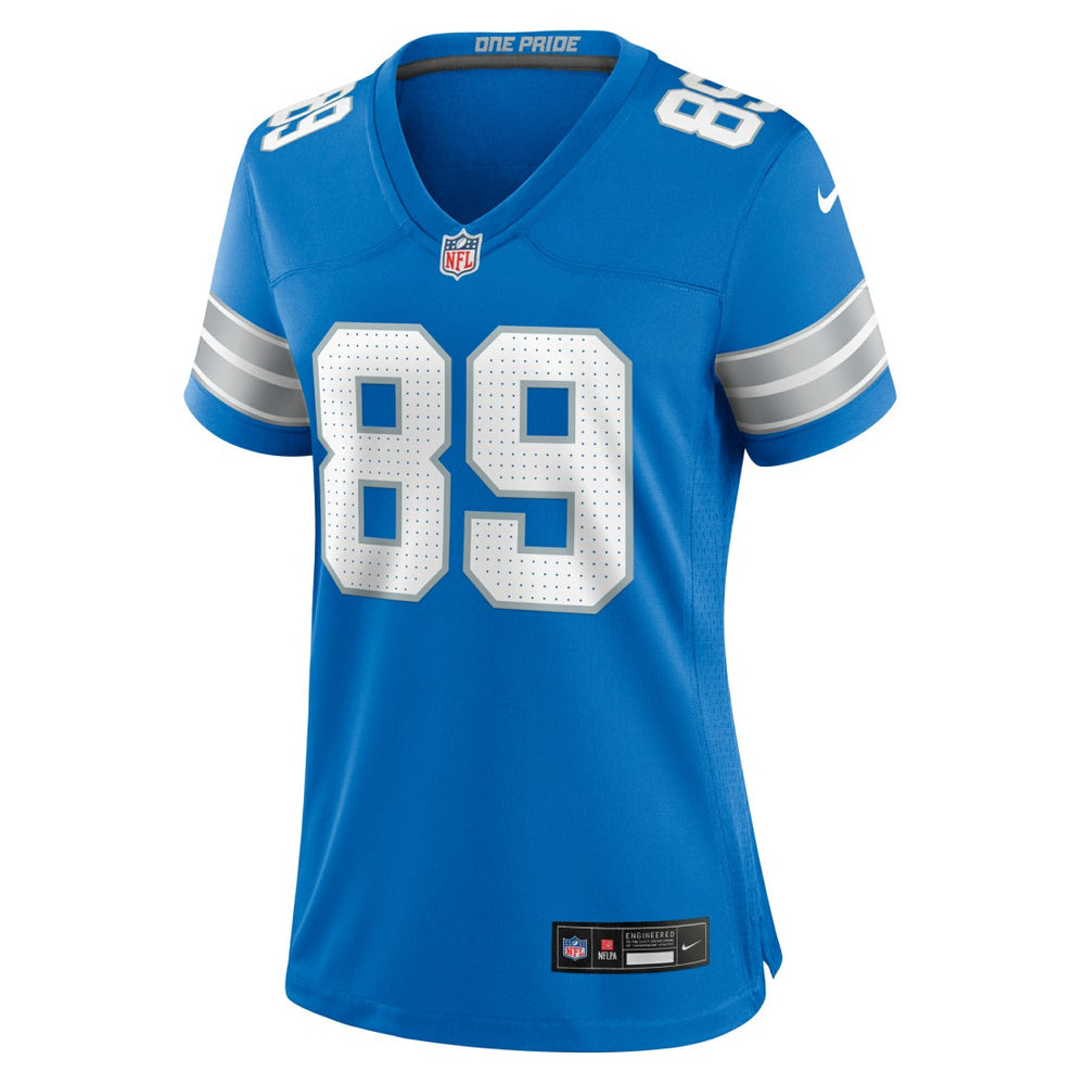 Brock Wright  Women's Team Game Jersey - Detroit Lions Jerseys