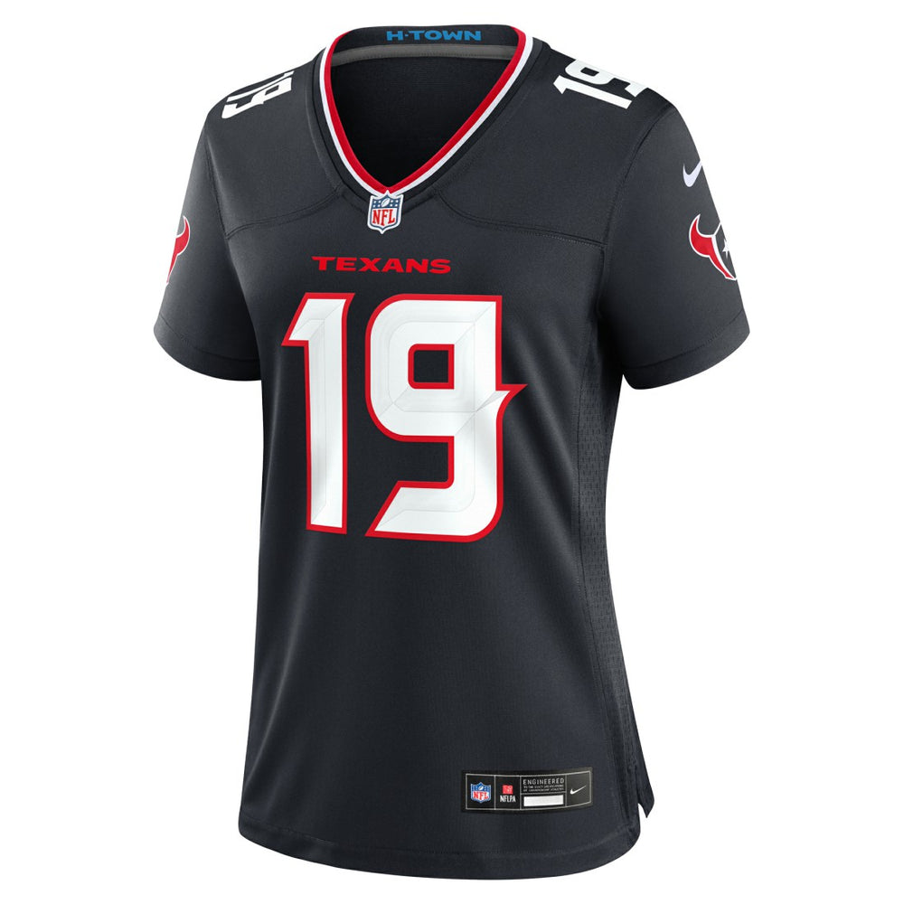 Xavier Hutchinson  Women's Team Game Jersey - Houston Texans Jerseys