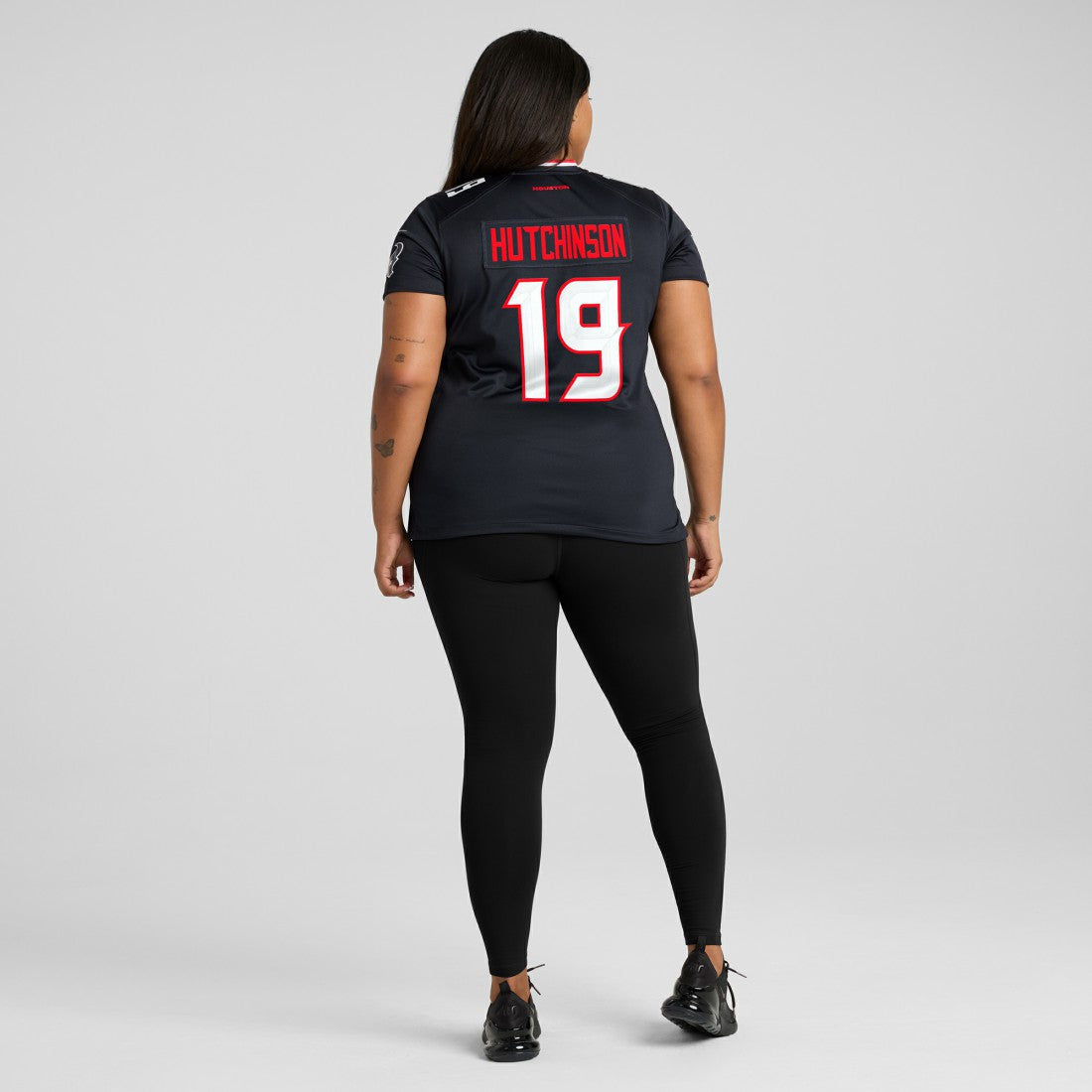 Xavier Hutchinson  Women's Team Game Jersey - Houston Texans Jerseys