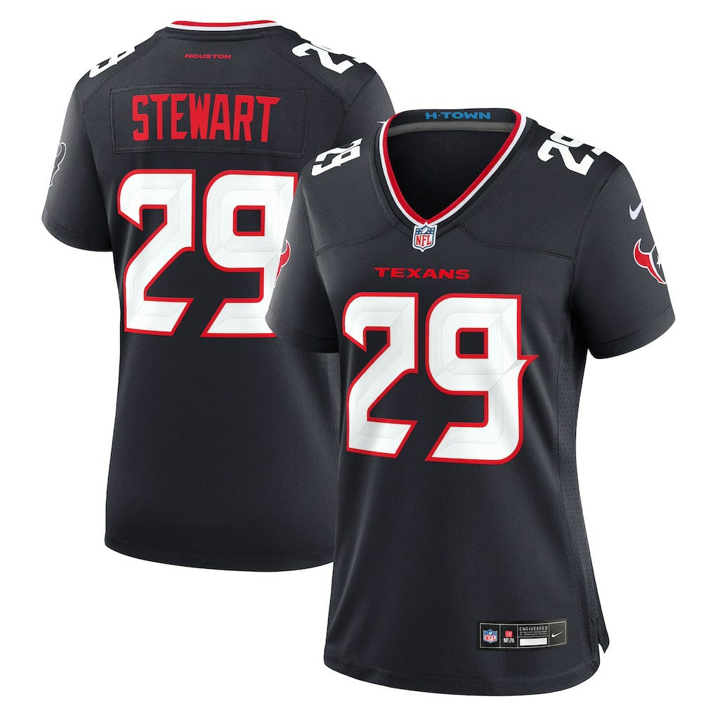 M.J. Stewart  Women's Team Game Jersey - Houston Texans Jerseys