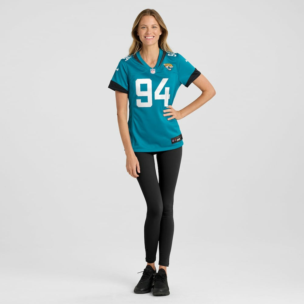 Maason Smith  Women's Game Jersey - Jacksonville Jaguars Jerseys