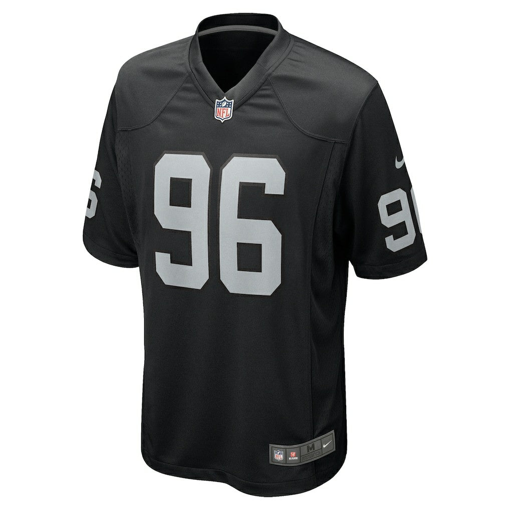 Jonah Laulu  Team Game Jersey - Las Vegas Raiders Jerseys