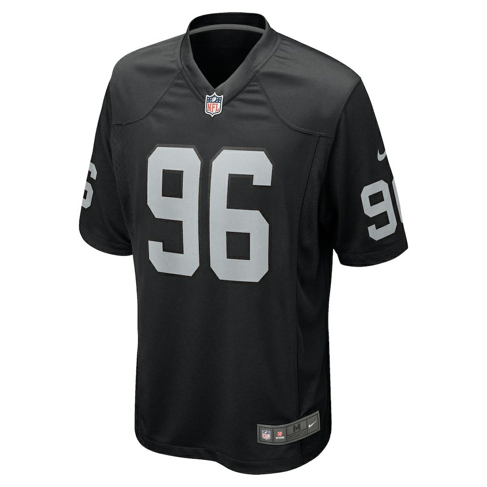 Jonah Laulu  Team Game Jersey - Las Vegas Raiders Jerseys