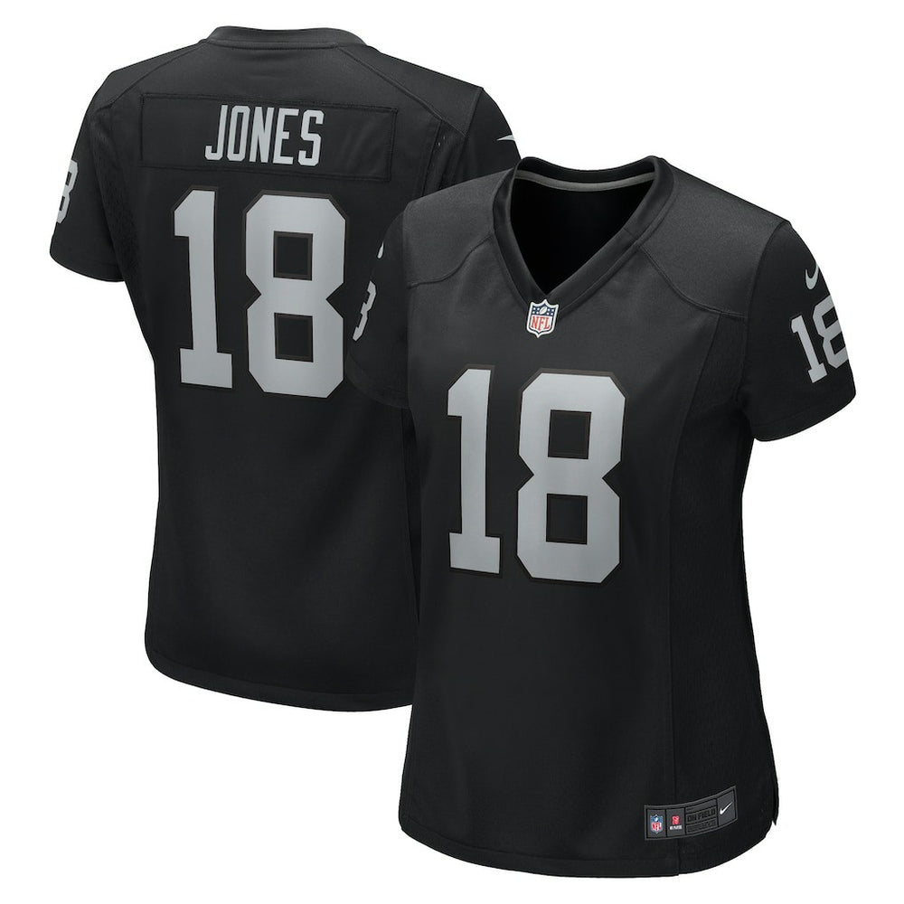 Jack Jones  Women's Game Jersey - Las Vegas Raiders Jerseys