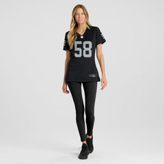 Jackson Powers-Johnson  Women's Game Jersey - Las Vegas Raiders Jerseys