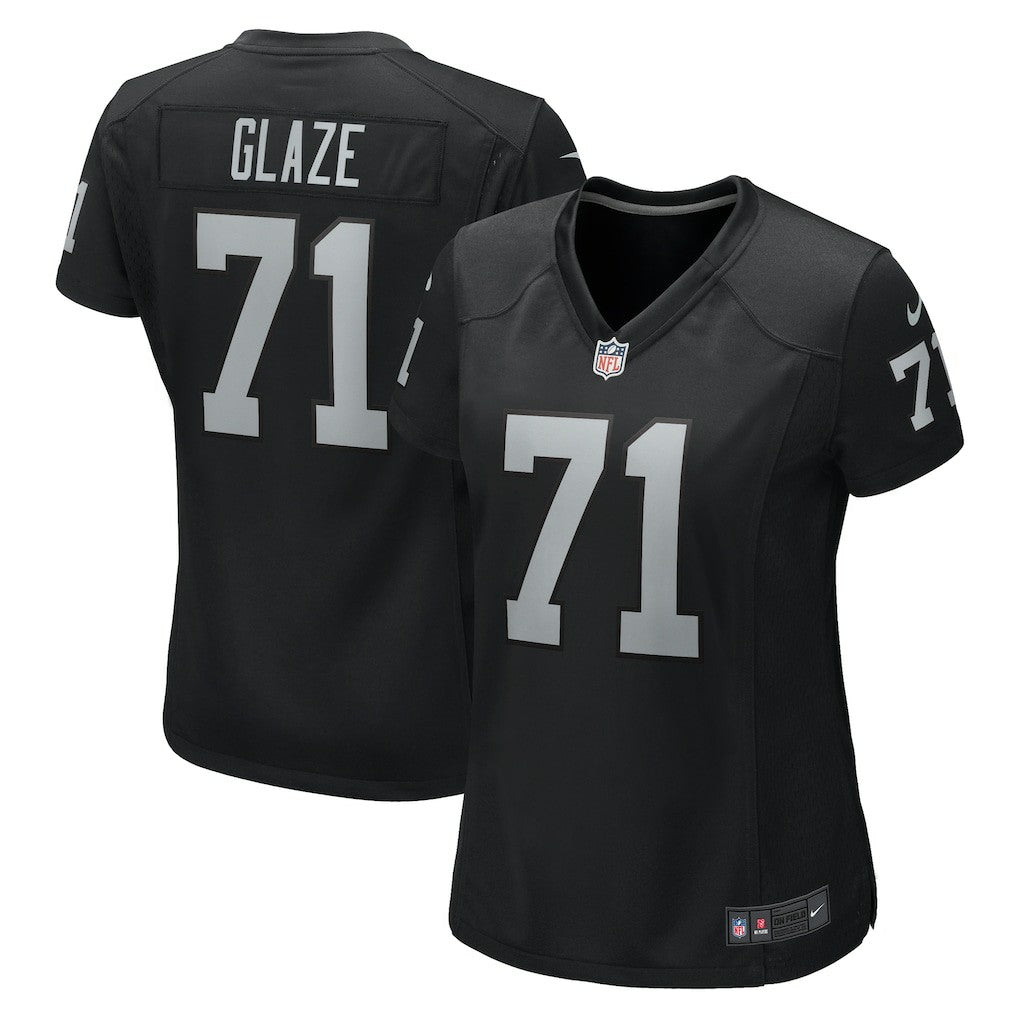 DJ Glaze  Women's Game Jersey - Las Vegas Raiders Jerseys