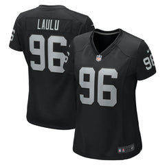Jonah Laulu  Women's Game Jersey - Las Vegas Raiders Jerseys
