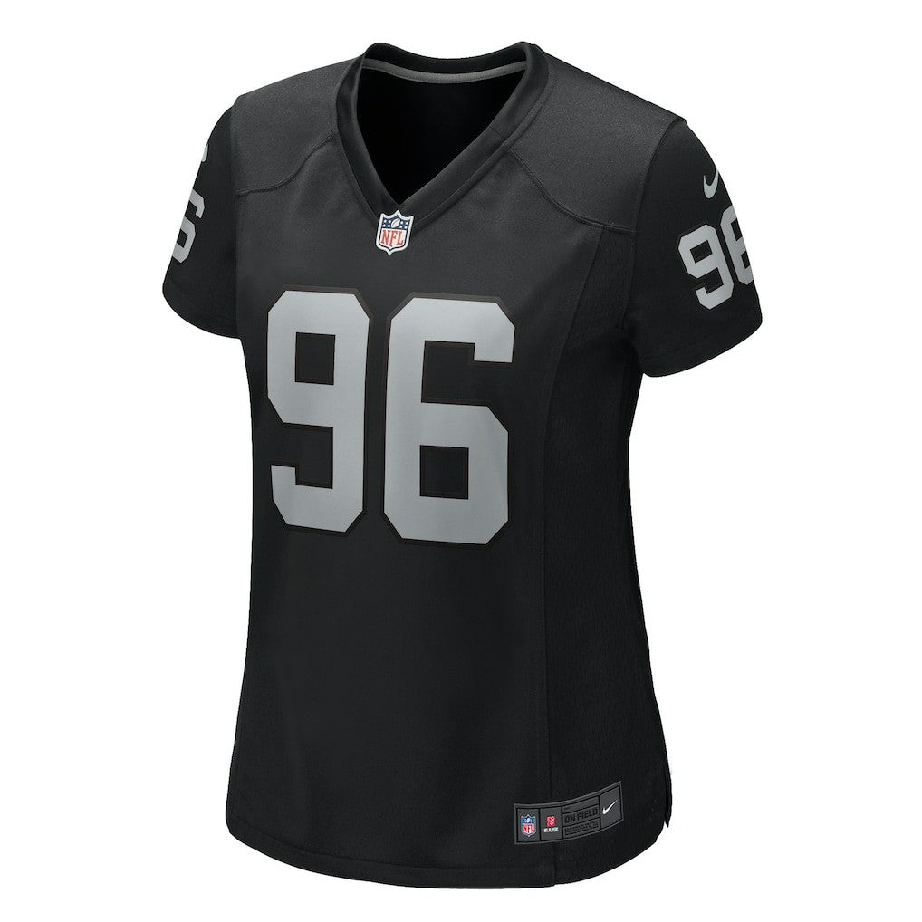 Jonah Laulu  Women's Game Jersey - Las Vegas Raiders Jerseys