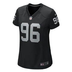 Jonah Laulu  Women's Game Jersey - Las Vegas Raiders Jerseys