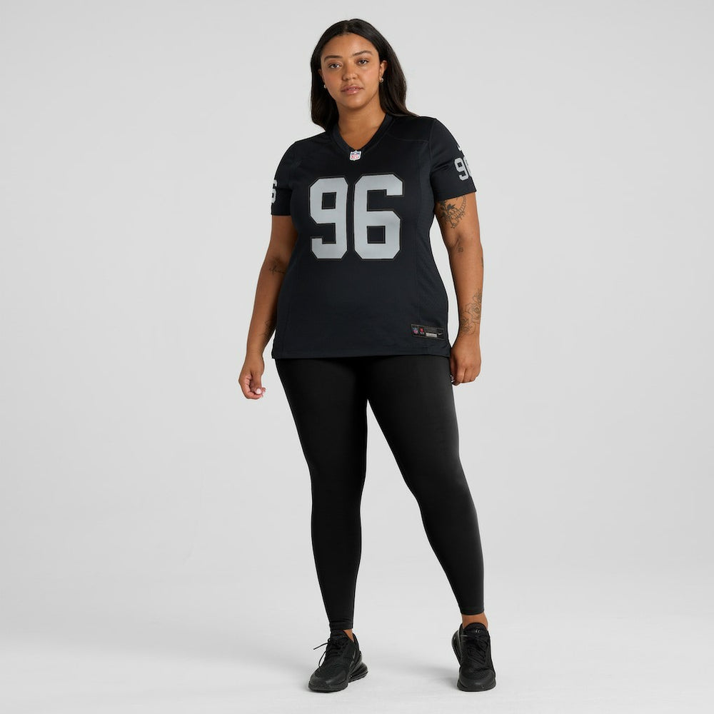 Jonah Laulu  Women's Game Jersey - Las Vegas Raiders Jerseys
