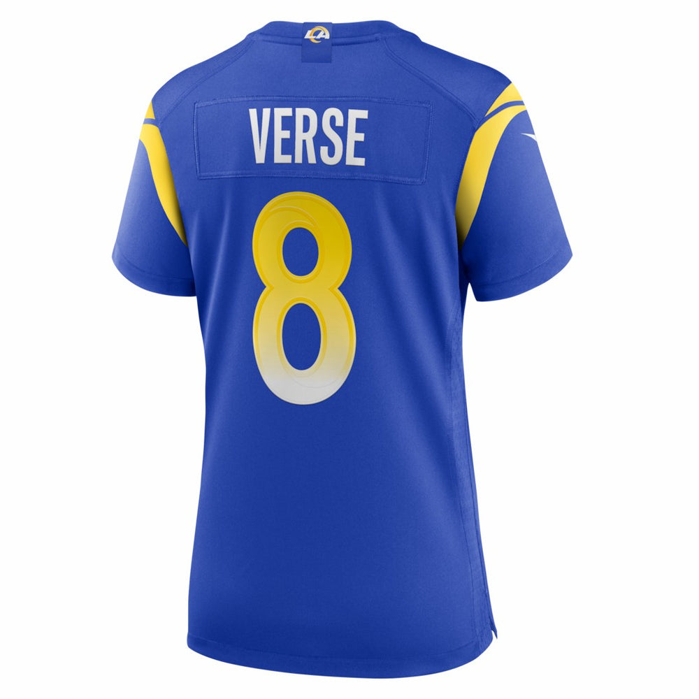 Jared Verse  Women's Team Game Jersey - Los Angeles Rams Jerseys