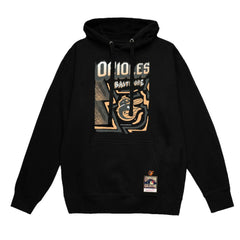 Black Baltimore Orioles Mitchell & Ness Sidewalk Sketch Pullover Hoodie