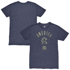 Club America 1863FC Team Arch Vintage Tri-Blend T-Shirt