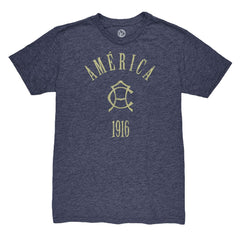 Club America 1863FC Team Arch Vintage Tri-Blend T-Shirt