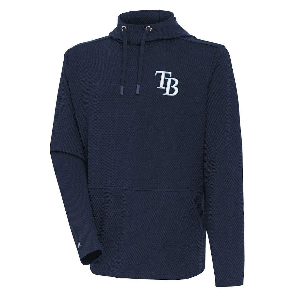 Navy Tampa Bay Rays Antigua Pullover Hoodie