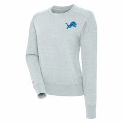 Antigua Women's Forward Fleece Pullover Sweatshirt - Detroit Lions Pullover