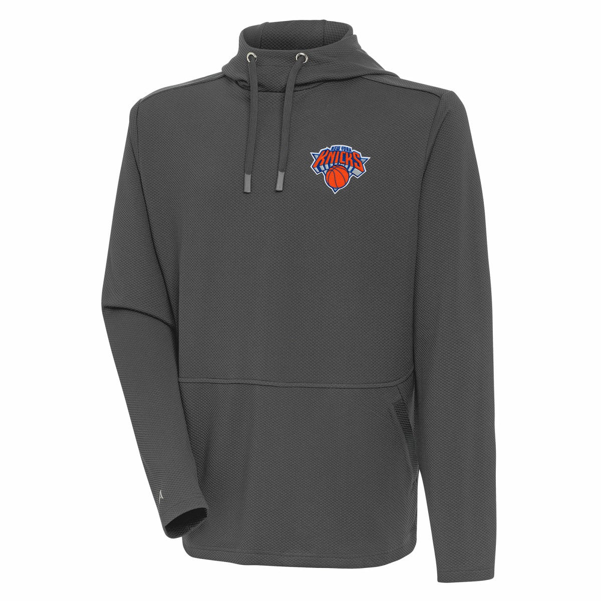 New York Knicks Antigua Pure Honeycomb Pullover Hoodie