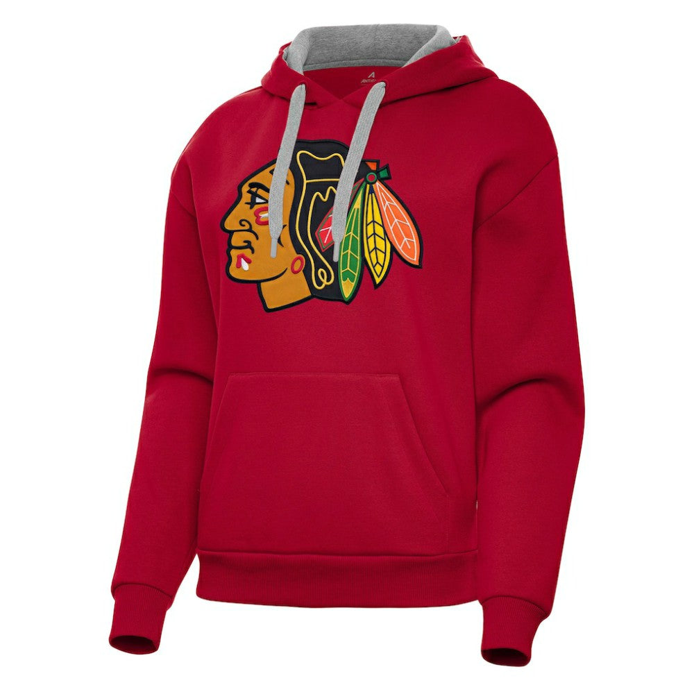 NHL Chicago Blackhawks Antigua Women's Victory Pullover Hoodie