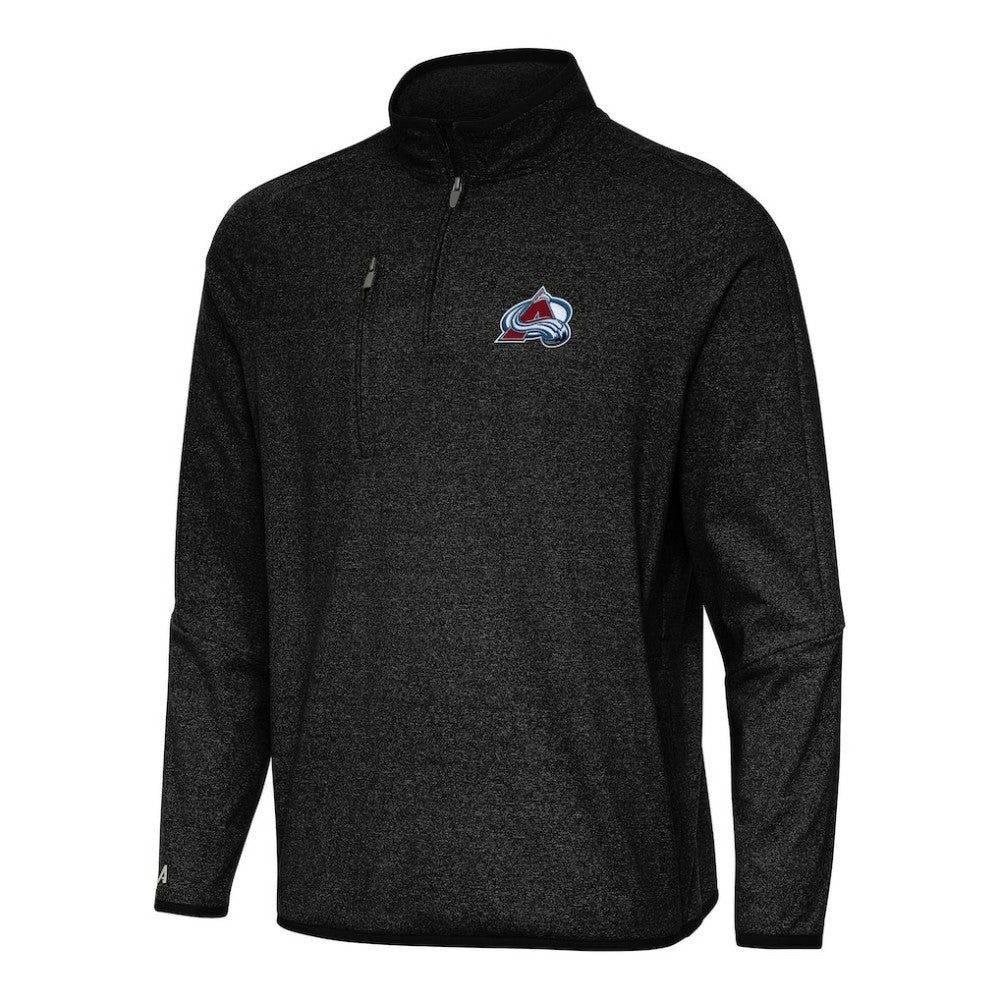 NHL Colorado Avalanche Antigua Certain Quarter-Zip Tri-Blend Sweatshirt