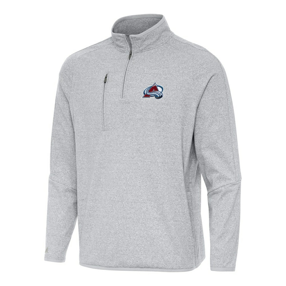 NHL Colorado Avalanche Antigua Certain Quarter-Zip Tri-Blend Sweatshirt