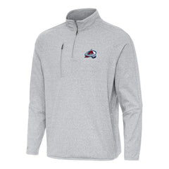 NHL Colorado Avalanche Antigua Certain Quarter-Zip Tri-Blend Sweatshirt
