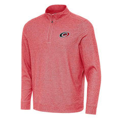 NHL Carolina Hurricanes Antigua Subtle Quarter-Zip Sweatshirt