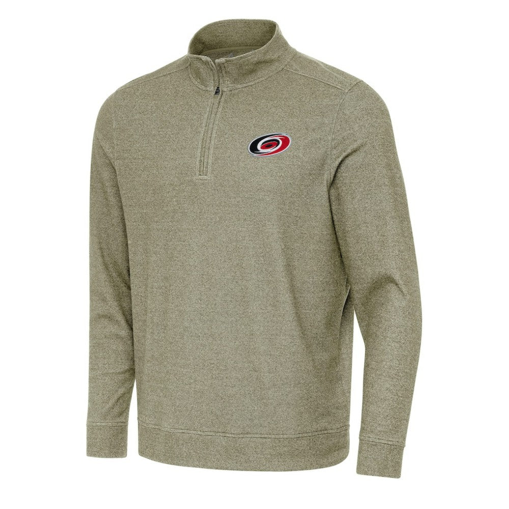 NHL Carolina Hurricanes Antigua Subtle Quarter-Zip Sweatshirt