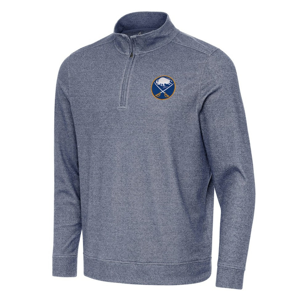 NHL Buffalo Sabres Antigua Subtle Quarter-Zip Sweatshirt