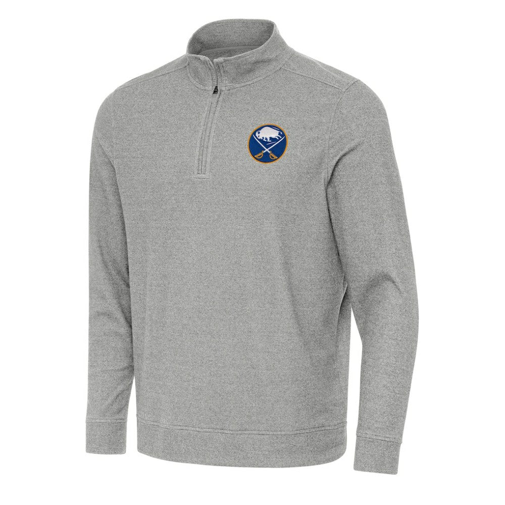 NHL Buffalo Sabres Antigua Subtle Quarter-Zip Sweatshirt