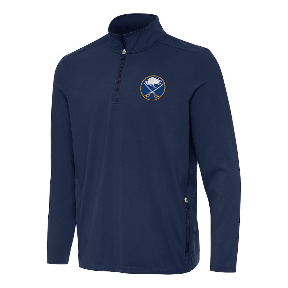 NHL Buffalo Sabres Antigua Perilous Quarter-Zip Sweatshirt