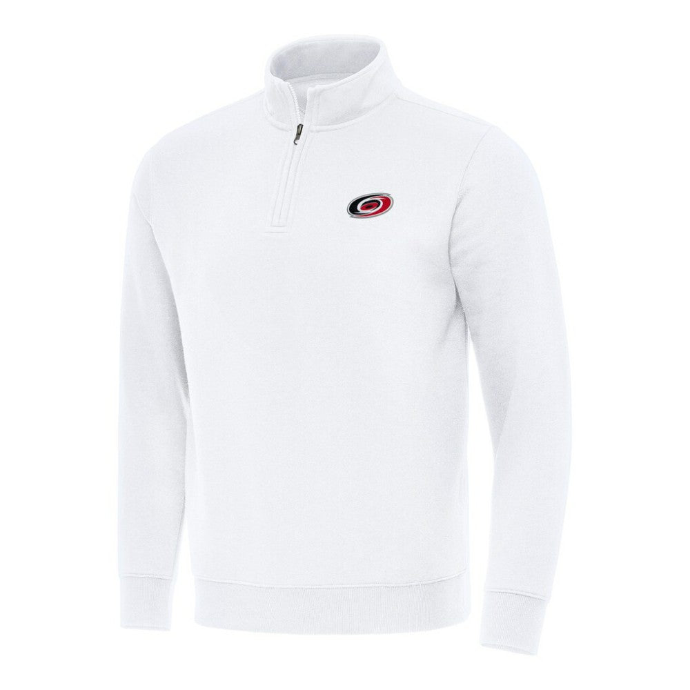 NHL Carolina Hurricanes Antigua Victory Quarter-Zip Mock Sweatshirt