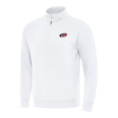 NHL Carolina Hurricanes Antigua Victory Quarter-Zip Mock Sweatshirt