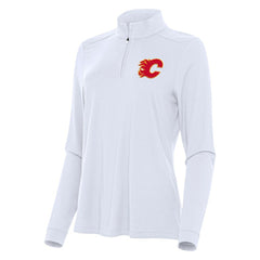 NHL Calgary Flames Antigua Women's Intent Quarter-Zip Top