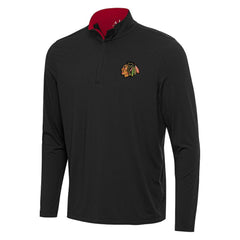 NHL Chicago Blackhawks Antigua Content Quarter-Zip Pullover Top