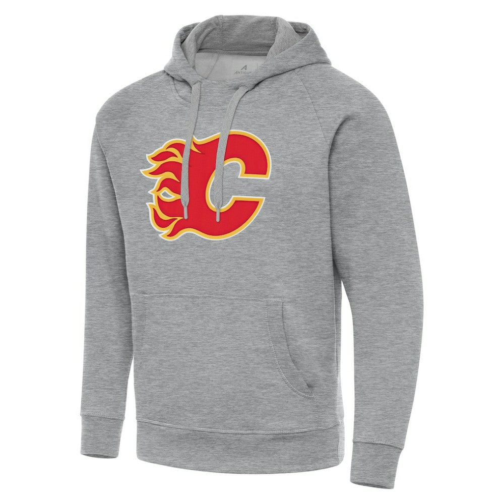 NHL Calgary Flames Antigua Big & Tall Victory Pullover Hoodie