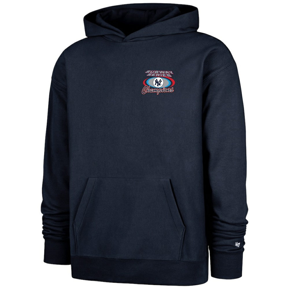 Navy New York Yankees '47 2000 World Series Champions Showcase Backer Pullover Hoodie