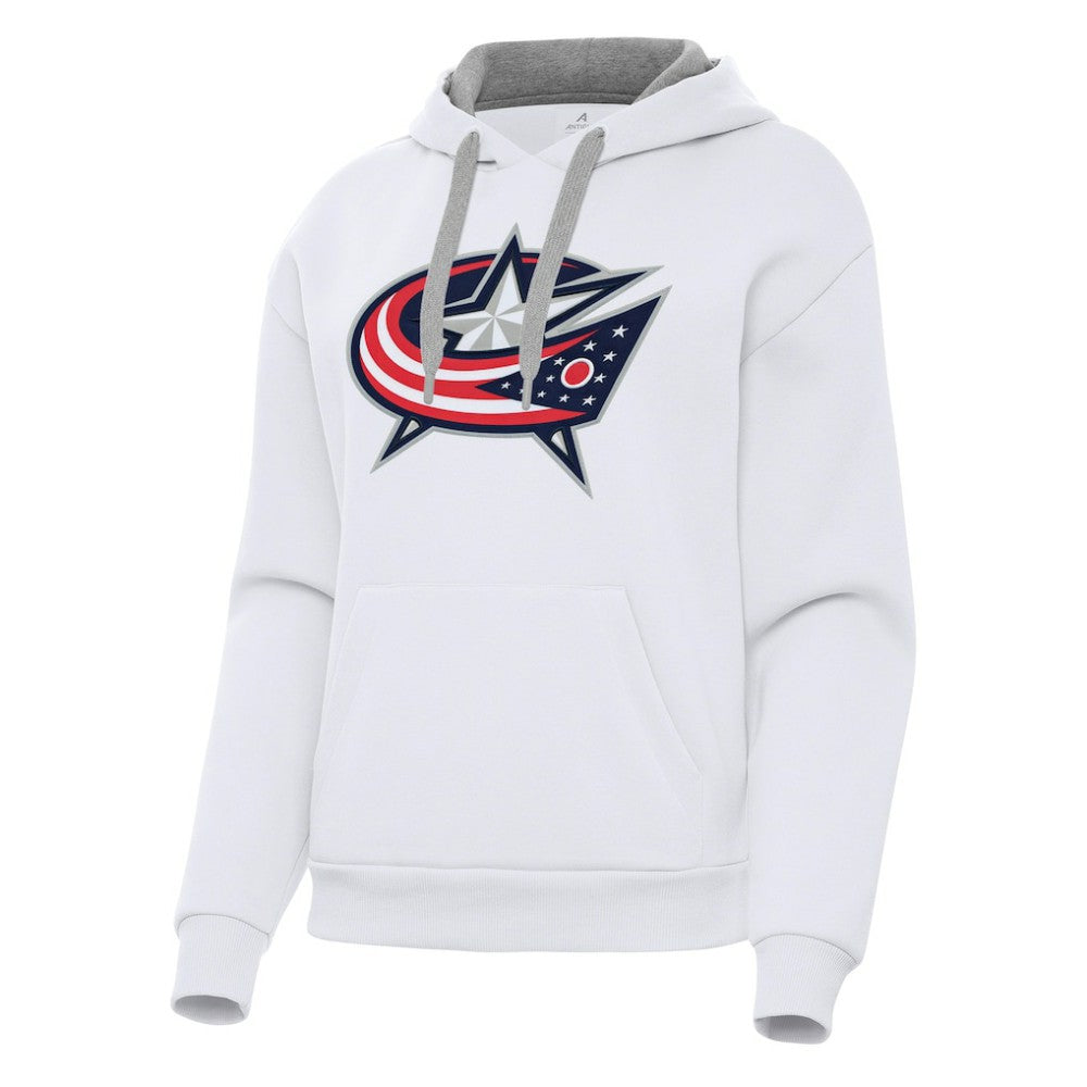 NHL Columbus Blue Jackets Antigua Women's Victory Pullover Hoodie
