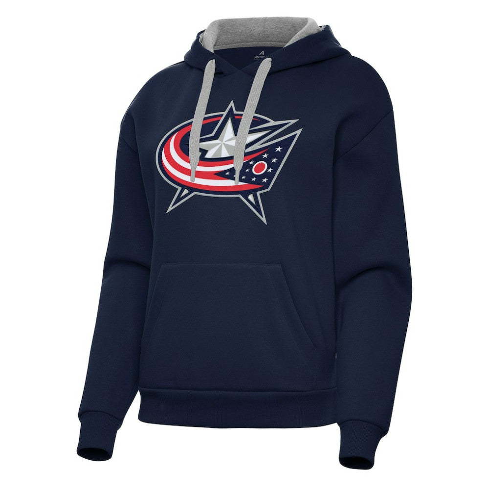 NHL Columbus Blue Jackets Antigua Women's Victory Pullover Hoodie
